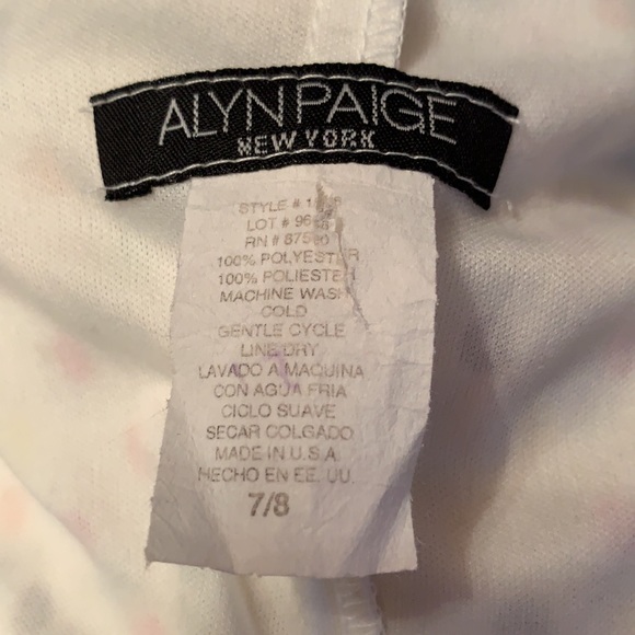 Size 7/8 Alyn Paige Polka Dots Sleeveless Dress - Picture 10 of 10